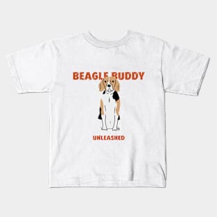 Beagle Buddy Unleashed Kids T-Shirt